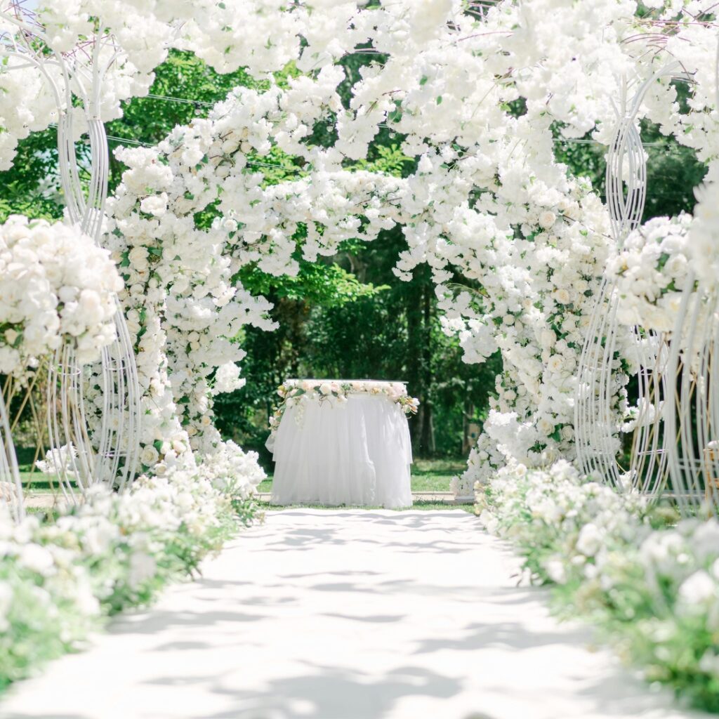 Udendørs bryllupslokale